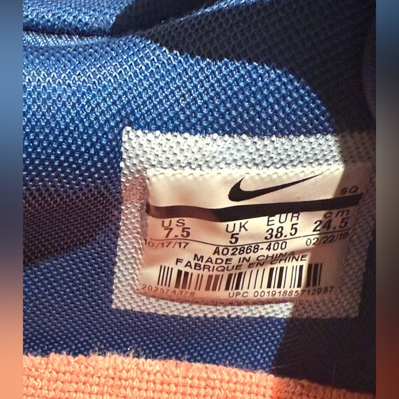 Nike Vandal 2K Gym Blue Doublestack Platform 2018 Sneakers - Picture 9 of 9